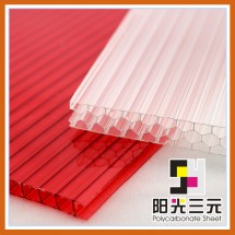 透明蜂窝阳光板